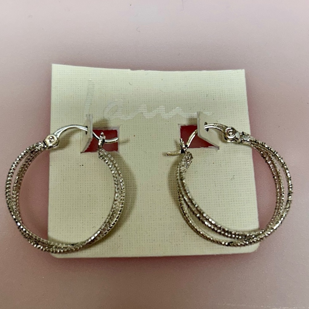 Silver Hoop Earrings